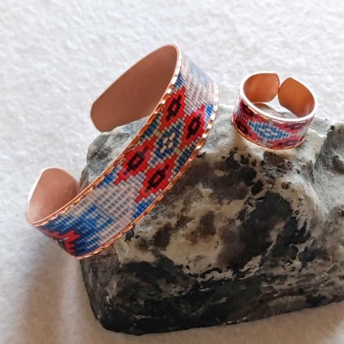 Bakır el işçilikli lüks bilezik ve Yüzük Set - İnce dar model BLZYZK-39 Kelepçe Oval Form .Takı kutusunda gönderilecektir. Fabrikasyon değildir. Lüks kalitedir.