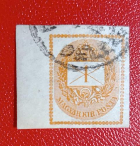 Macaristan 1874_ gazete pulu_ damgalı