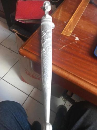 Dekorluk 44 cm döküm Çerkes Kaması