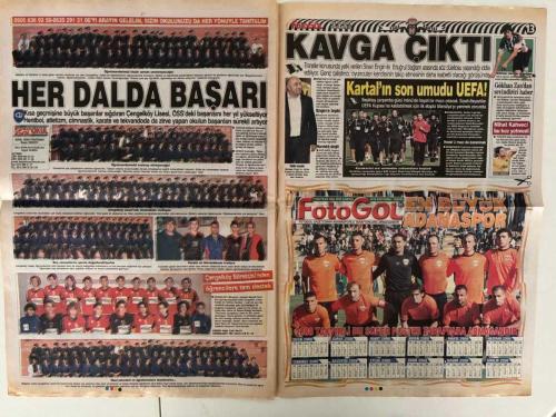 FOTOGOL GAZETESİ - 26 KASIM 2007 PAZARTESİ - BU GALATASARAY'I KİMSE YENEMEZ ABİ: 1-0 - YIKAR GEÇERİZ - DEIVID KONUŞUYOR - ROBERTO CARLOS KEYFİNİ HİÇ BOZMUYOR! - 61, 61'İ YIKTI: SERKAN ÇALIK - SON KURBAN BARIŞ - NE TRABZON'UN NE DE YANAL'IN KADERİ DEĞİŞTİ - NAMAĞLUP CİM-BOM! - YILDIZLAR GELİYOR: ZAFER YILDIRIM VE ETHEM SANCAK - BEŞİKTAŞ'IN CAN SİMİDİ BOBO - FENER'İN LANETİ! - AURELIO SAHADA, EŞİ DIŞARIDA SAVAŞIYOR! - SONG'A SON TEKLİF - YİĞİDO SİVASSPOR ANADOLU BEYİ - MALATYA OLEY - MARMARİS ADIM ADIM - ÇANKIRISPOR 1 PUANI KAPTI - HER DALDA BAŞARI - ÇENGELKÖY LİSESİ - KAVGA ÇIKTI: SİNAN ENGİN VS ERTUĞRUL SAĞLAM - EN BÜYÜK ADANASPOR - KARTAL'IN SON UMUDU UEFA! - HOLOSKO AŞKI ALEVLENDİ - MARSİLYA MAÇI ÖNCESİ MORAL BULDUK - CASSIO LINCOLN - SABRİ SARIOĞLU - SERKAN ÇALIK - RIGOBERT SONG - DEIVID DE SOUZA - ROBERTO CARLOS - ALEX DE SOUZA - BARIŞ ÖZBEK - ERSUN YANAL - ZAFER YILDIRIM - ETHEM SANCAK - BOBO - RICARDINHO - SİNAN ENGİN - ERTUĞRUL SAĞLAM - FİLİP HOLOSKO - YILDIRIM DEMİRÖREN - ALICE