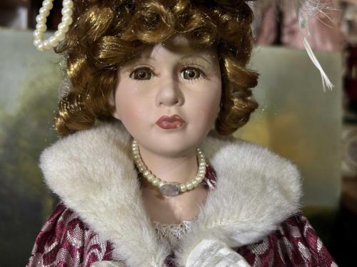 42 cm boyunda Avrupa porselen bebek - dfrh85rtr23