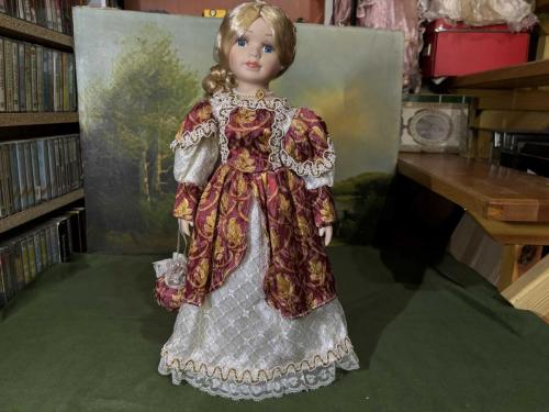 42 cm boyunda Avrupa porselen bebek - dfrh85rtr2345