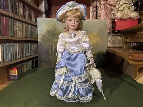 41 cm boyunda Avrupa porselen bebek - dfrh85rtr23456
