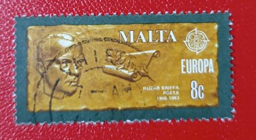 Malta _ damgalı pul