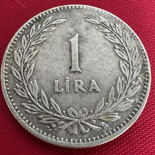 Türkiye 1 Lira 1948. Gümüş.