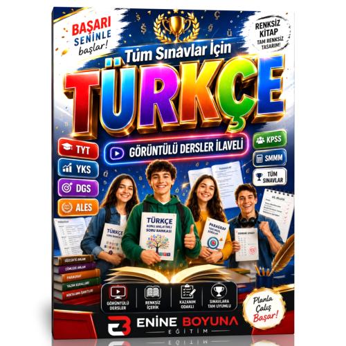 TÜM SINAVLAR İÇİN TÜRKÇE (RENKSİZ İÇERİK) – GÖRÜNTÜLÜ DERSLER İLAVELİ DEV KAYNAK!
