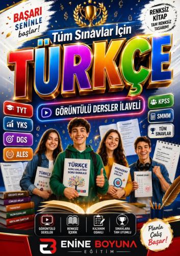 TÜM SINAVLAR İÇİN TÜRKÇE (RENKSİZ İÇERİK) – GÖRÜNTÜLÜ DERSLER İLAVELİ DEV KAYNAK!