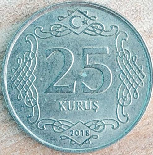 25 KURUŞ, 2018 ÇÇT+