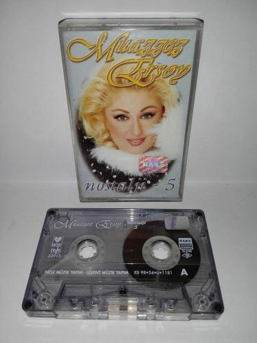 Kaset Muazzez Ersoy Nostalji 5 albümü. Orijinal sorunsuz çalışıyor