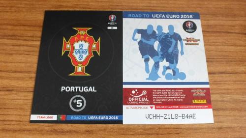 2016 Panini Road to UEFA EURO Portugal Logo card No:18