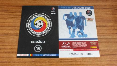 2016 Panini Road to UEFA EURO România Logo card No:19