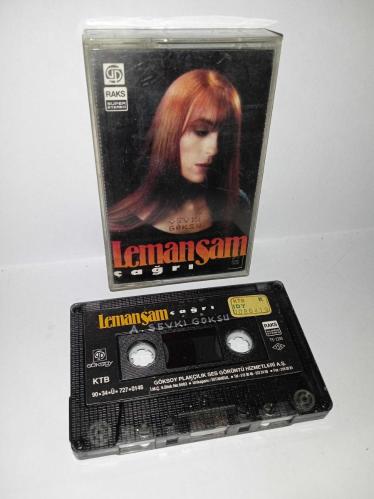 Kaset Leman Sam Çağrı albümü. Orijinal. 1990 Dönem Kağıt Baskı. Kaset ve kartonette yazı var. sorunsuz çalışıyor