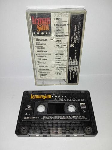 Kaset Leman Sam Çağrı albümü. Orijinal. 1990 Dönem Kağıt Baskı. Kaset ve kartonette yazı var. sorunsuz çalışıyor