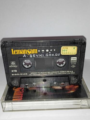 Kaset Leman Sam Çağrı albümü. Orijinal. 1990 Dönem Kağıt Baskı. Kaset ve kartonette yazı var. sorunsuz çalışıyor