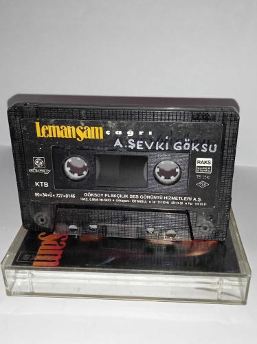 Kaset Leman Sam Çağrı albümü. Orijinal. 1990 Dönem Kağıt Baskı. Kaset ve kartonette yazı var. sorunsuz çalışıyor