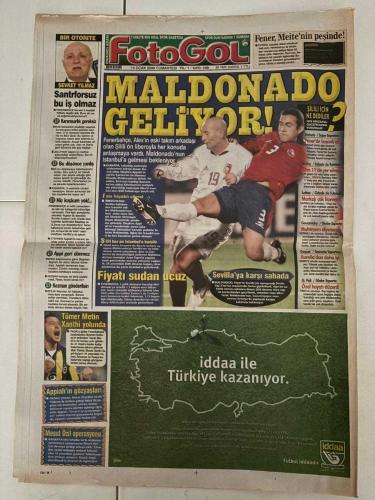 FOTOGOL GAZETESİ - 19 OCAK 2008 CUMARTESİ - LİDERLİK ASLAN'IN AĞZINDA - GALATASARAY, BUGÜN KASIMPAŞA'YI YENERSE MAÇ FAZLASIYLA LİDERLİK KOLTUĞUNA OTURACAK - FENERBAHÇE'DE RONALDO SON DÜZLÜKTE - AZİZ YILDIRIM, MILAN'LA YAPILAN GÖRÜŞMELERDE SONA GELDİ, YILDIZ OYUNCU HAFTA BAŞI TÜRKİYE'DE OLABİLİR - KARTAL'DA BOUMSONG BİTTİ BİTİYOR - BEŞİKTAŞ JUVENTUSLU SAVUNMACIYI İKNA ETTİ, KULÜPLERİN ANLAŞMASI BEKLENİYOR - TRABZON'DA SİVAS ALARMI - ERSUN YANAL: 