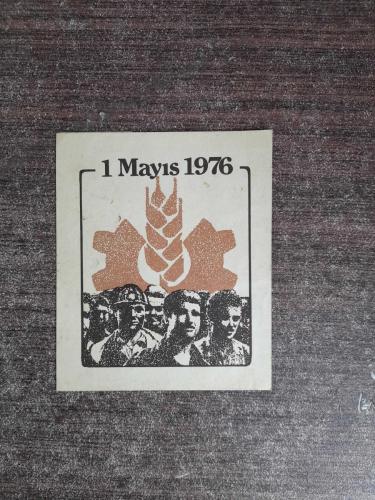 Türkiye İşçi Partisi 1 Mayıs 1976 Kokart