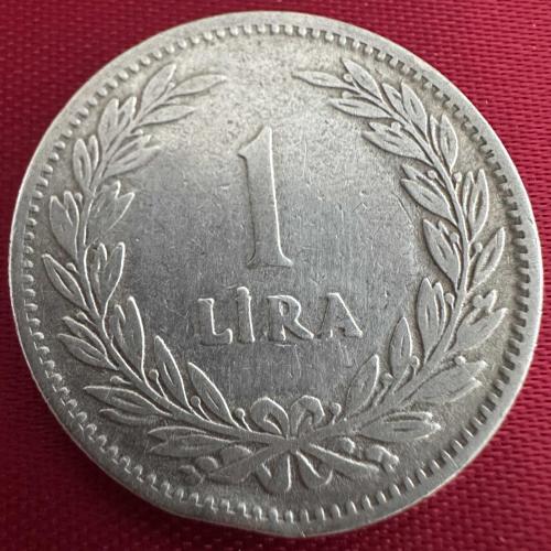 Türkiye 1 Lira 1948. Gümüş.