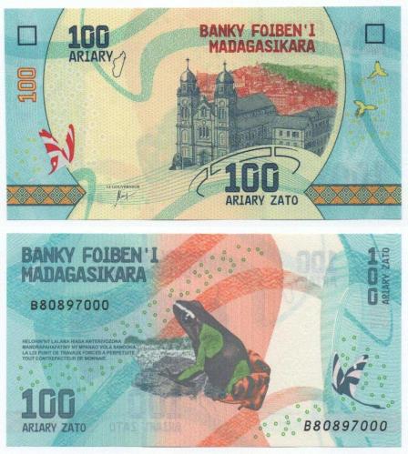 Madagaskar 2004 Yılı 100 Ariary çil