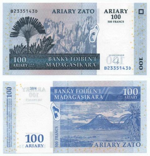 Madagaskar 2004 Yılı 100 Ariary çil
