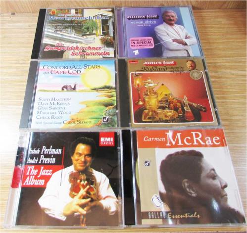 ÇEŞİTLİ BATI MÜZİĞİ CD LeRi.......6 ADET LOT