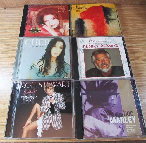 ÇEŞİTLİ BATI MÜZİĞİ CD LeRi.......6 ADET LOT
