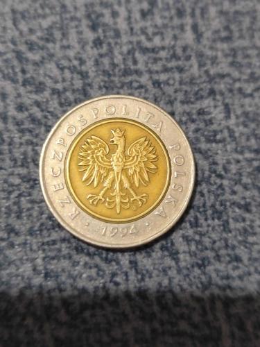 Koleksiyon 1994 Polonya 5 Zloty