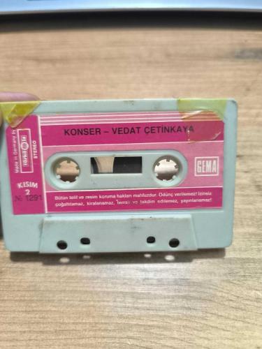 Vedat Çetinkaya Konser Alman Baski Kaset