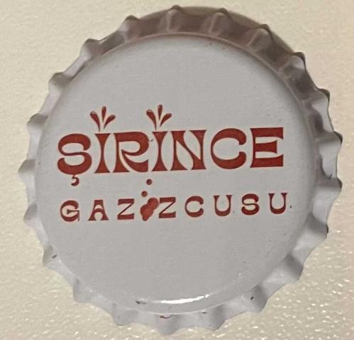 ŞİRİNCE GAZOZ   KAPAĞI .BASILMAMIŞ RESİMDEKİ ÜRÜN