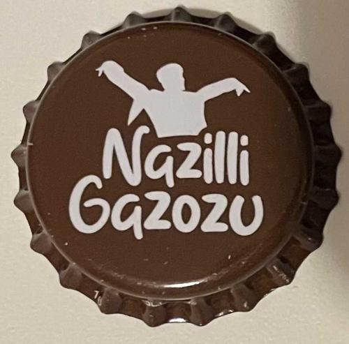 NAZİLLİ GAZOZU KAPAĞI .BASILMAMIŞ.RESİMDEKİ ÜRÜN