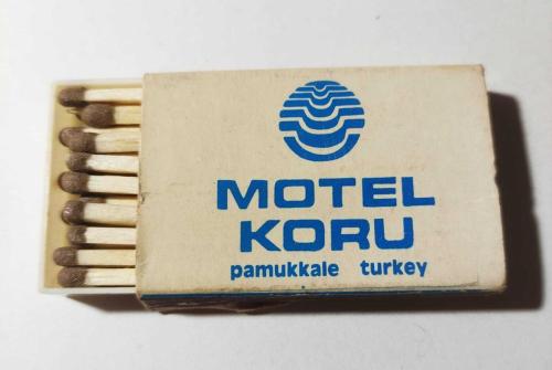 20593-KOLEKSİYONLUK MOTEL KORU**  KİBRİT KUTUSU*PAMUKKALE**