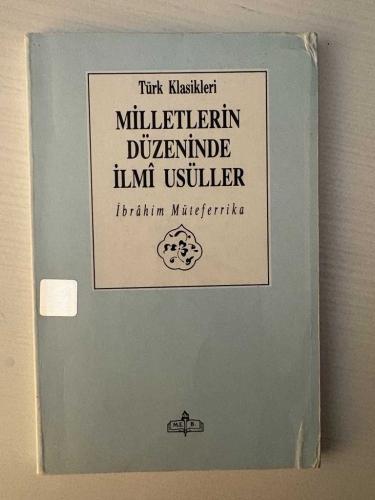 Milletlerin Düzeninde İlmi Usüller