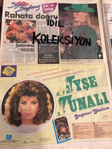 SABAH YILDIZI 2 AKTÜELİTE VE MAGAZİN GAZETESİ - DOĞUM GÜNÜ HEDİYESİ (TURKİSH - NEWSPAPER) - 22 EKİM 1987 - TAM TAKIM 8 SAYFADIR -Titanic faciası-Titanik-Eva Hart-Brigitte Nielsen-Sylvester Stallone-Luca-Tanju Okan-Gönül Taner-Leyla Somer-Orhan Uçan-Müşerref Akay-Sibel Can-Ayşe Tunalı-Nesrin Üter-Sema Ramazanoğlu-Türkan Özil-Esra Onur-Nihal Ayaydın-Rani Pirinçcioğlu-Meral Gaspralı-Peter de Uria-Bengu Baltacıoğlu-Robert DeNni-Luca Denvni-Bozhan Özartan-Paola Oktay Malkoç-Sadman İn-Melike Karameteh-Şebnem Çağa-Safi Kibar-Erol Aksoy-Ajda Han-Erol Simavi-Çiğdem Akın-Güler Yiğit-Ali Satı-Özlem Göksoy-Esin Atacık-Zihni Bar-Nişan Deniz Füsunbirek-Fevzi Bar-SEKS manyağı Brigitte-BU POZLAR KİME-KENDİNDEN GEÇMİŞ-KİMSEDEN UTANMIYORLAR-BAZAN DA ERKEK GİBİ-Bu nasıl öpmek-3,5 yılın acısı akacak-DAYANAMADI-HARIL HARIL ÇALIŞIYOR-Duvara değil Rambo’ya çarptılar-GERÇEK POLİSLER ROL KESTİ-RAMBO İLE BAŞLARI DERTTE-Leyla Somer’in başı dertte-50 milyonluk sıkıntı-BEN MASUMUM-SÖZ SAVUNMANIN-Müşerref koktu-5 K