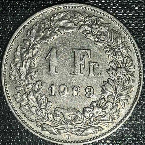 İSVİÇRE  1969   1  FRANK