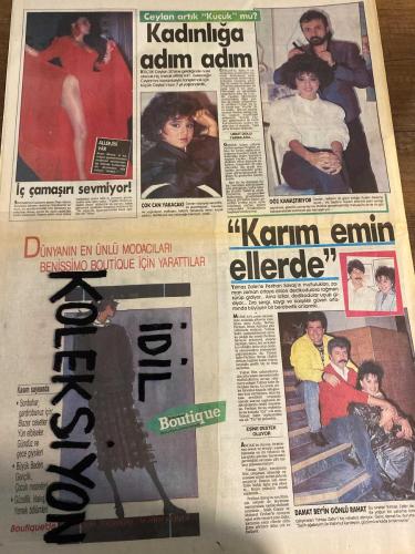 SABAH YILDIZI 2 AKTÜELİTE VE MAGAZİN GAZETESİ - DOĞUM GÜNÜ HEDİYESİ (TURKİSH - NEWSPAPER) - 5 KASIM 1987 - TAM TAKIM 8 SAYFADIR -Sylvester Stallone-Serpil Ürüner-Ceylan-Yılmaz Zafer-Perihan Savaş-Aya İrini-Uğur Utaşoğlu-Mustafa Pakçuoğlu-Mine Pakçuoğlu-Ayhan Oya Spencer-Şirin de Sadıkoğlu-Sema Sany-Yahya-Engin Şeker-Ayşa Örs-Nilüfer Erköse-Banu Kaleçi-İzmirin Basmane semtindeki bir pavyonda çalışan Serpil Ürüner-Bayan Esther Cavoukli-John Esther Cavoukli-Dr. Suha Tüner-Kanuni Sultan Süleyman-Ayten Gökmen-Necila kardeşleri-Neslişah-Monique Duval-Edat Akyol-Teksin Erad-Nevire Şükrü Hilton-Helga Kiesel-Sabah Yıldızı-Rambo, Rocky ile yarışıyor-Benim için erkekler taştan farksız-Kadınlığa adım adım-Karım emin ellerde-Haftanın jet dedikodusu-Karısı değil, sevgilisi kıskanıyor-Yazın beyaz kışın siyah-Gelinler fısıldaştı-Kaynana dinledi-Alman usulü teşhis-Sağlık getiren topaç-Okuyucu mektupları-Sıra 6’ncıda-Temposunu yitirmedi-Huzurlarınızda 3’üncü Rambo-Son derece kibardı-İçini döktü-İç çamaş