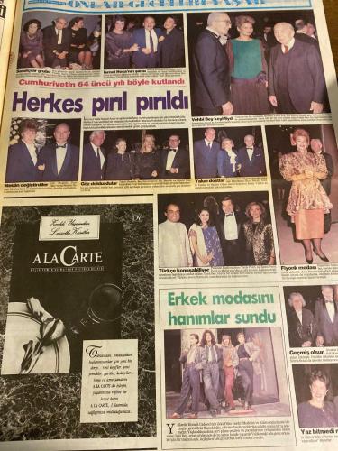 SABAH YILDIZI 2 AKTÜELİTE VE MAGAZİN GAZETESİ - DOĞUM GÜNÜ HEDİYESİ (TURKİSH - NEWSPAPER) - 5 KASIM 1987 - TAM TAKIM 8 SAYFADIR -Sylvester Stallone-Serpil Ürüner-Ceylan-Yılmaz Zafer-Perihan Savaş-Aya İrini-Uğur Utaşoğlu-Mustafa Pakçuoğlu-Mine Pakçuoğlu-Ayhan Oya Spencer-Şirin de Sadıkoğlu-Sema Sany-Yahya-Engin Şeker-Ayşa Örs-Nilüfer Erköse-Banu Kaleçi-İzmirin Basmane semtindeki bir pavyonda çalışan Serpil Ürüner-Bayan Esther Cavoukli-John Esther Cavoukli-Dr. Suha Tüner-Kanuni Sultan Süleyman-Ayten Gökmen-Necila kardeşleri-Neslişah-Monique Duval-Edat Akyol-Teksin Erad-Nevire Şükrü Hilton-Helga Kiesel-Sabah Yıldızı-Rambo, Rocky ile yarışıyor-Benim için erkekler taştan farksız-Kadınlığa adım adım-Karım emin ellerde-Haftanın jet dedikodusu-Karısı değil, sevgilisi kıskanıyor-Yazın beyaz kışın siyah-Gelinler fısıldaştı-Kaynana dinledi-Alman usulü teşhis-Sağlık getiren topaç-Okuyucu mektupları-Sıra 6’ncıda-Temposunu yitirmedi-Huzurlarınızda 3’üncü Rambo-Son derece kibardı-İçini döktü-İç çamaş