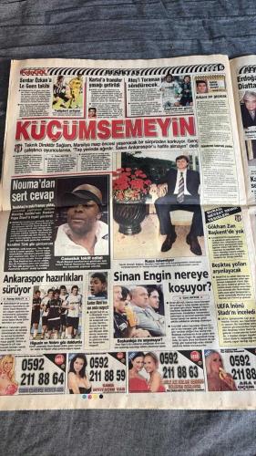 FOTOGOL ONİKİNCİ ADAM SPOR GAZETESİ TURKISH NEWSPAPER - DOĞUM GÜNÜ HEDİYESİ  - TAM TAKIM EKSİKSİZ GAZETE - 14  EYLÜL 2007 -  ADRIANO FENER'E ELÇİSİNİ GÖNDERDİ - OTELDE BÜYÜK RANDEVU - POLAT YİNE ORTALIĞI KARIŞTIRDI - FENERBAHÇE BAŞKANI AZİZ YILDIRIM'LA GÖRÜŞEN RİNALDİ HEMEN HEMEN TÜM KONULARDA ANLAŞMAYA VARDI - NOUMA'DAN SERT CEVAP - ADRIANO ATAK YAPTI - EN KRİTİK KONTROL - McLaren'e BÜYÜK DARBE - FAİK ÇETİNER - SAVAŞ ERTÜRK - MEHMET TARTALE - CANER KORUYUCU - DİNÇER ARSLAN - SERDAR EROĞLU - PASCAL NOUMA - ADRIANO - GILMAR RINALDI - AYDIN PİŞİREN - SİNAN ENGİN - ADNAN POLAT - TUNCAY ŞANLI - HALDUN ÜSTÜNEL - AZİZ YILDIRIM - ROBERTO CARLOS - LINCOLN - KORAY BULUT - ALEX DE SOUZA - KEZMAN - DEIVID - GÖKHAN GÖÇKAYA - BÜŞAH GENÇER - EMRE BELÖZOĞLU - ZOLTAN GERA - APPIAH - ZICO - ARDA - SABRİ - HİLMİ ŞAHİN - BÜLENT YILDIRIM - REYHAN TÜZE - GÖKHAN ÜNAL - GİRAY BULAK - RAFAEL - CANAN BATAN