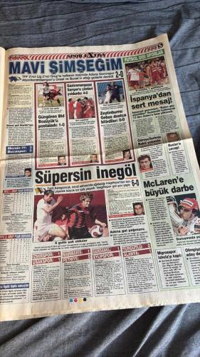 FOTOGOL ONİKİNCİ ADAM SPOR GAZETESİ TURKISH NEWSPAPER - DOĞUM GÜNÜ HEDİYESİ  - TAM TAKIM EKSİKSİZ GAZETE - 14  EYLÜL 2007 -  ADRIANO FENER'E ELÇİSİNİ GÖNDERDİ - OTELDE BÜYÜK RANDEVU - POLAT YİNE ORTALIĞI KARIŞTIRDI - FENERBAHÇE BAŞKANI AZİZ YILDIRIM'LA GÖRÜŞEN RİNALDİ HEMEN HEMEN TÜM KONULARDA ANLAŞMAYA VARDI - NOUMA'DAN SERT CEVAP - ADRIANO ATAK YAPTI - EN KRİTİK KONTROL - McLaren'e BÜYÜK DARBE - FAİK ÇETİNER - SAVAŞ ERTÜRK - MEHMET TARTALE - CANER KORUYUCU - DİNÇER ARSLAN - SERDAR EROĞLU - PASCAL NOUMA - ADRIANO - GILMAR RINALDI - AYDIN PİŞİREN - SİNAN ENGİN - ADNAN POLAT - TUNCAY ŞANLI - HALDUN ÜSTÜNEL - AZİZ YILDIRIM - ROBERTO CARLOS - LINCOLN - KORAY BULUT - ALEX DE SOUZA - KEZMAN - DEIVID - GÖKHAN GÖÇKAYA - BÜŞAH GENÇER - EMRE BELÖZOĞLU - ZOLTAN GERA - APPIAH - ZICO - ARDA - SABRİ - HİLMİ ŞAHİN - BÜLENT YILDIRIM - REYHAN TÜZE - GÖKHAN ÜNAL - GİRAY BULAK - RAFAEL - CANAN BATAN