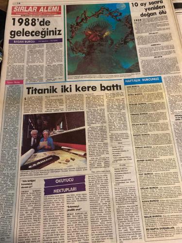 SABAH YILDIZI 2 AKTÜELİTE VE MAGAZİN GAZETESİ - DOĞUM GÜNÜ HEDİYESİ (TURKİSH - NEWSPAPER) - 28 OCAK 1988 - TAM TAKIM 8 SAYFADIR -Sharon Rose-Cavidan Akyol-Mine-Kumsal Güneş-Fatoş-Müge Tezman-Gülşen-Bahar Ozan-Don Johnson-Suna Yırtık-Erol Sabancı-Günseli Başar-Melih Serhatoğlu-Seda Hanım-Müjde Ar-Selma Özcan-Timur Ozkan-Mustafa Tuan Tüzü-İnan Bedirhanoğlu-Nigün Ozkan-Sumru Şener-Cevahir Özkan-Müfit Noyan-Rumel Kocaoğlu-M. Timis-Hasan Süzer-Fevziye Mektepli-Altunay Demir-Zühal Aykut-Yılmaz Kaya-Mehmet Mermer-Ender Hanım-Kadir Has-Sevda Taşar-Mehmet Kunt-İnes Kunt-Dikran Masis-Nükhet Masis-Erol Evgin-Emel Evgin-Nevin Aşçı-F. Suna Zürek-Modaçılar kışı yendi-Sabah Yıldızı-Sharon Rose-Bir kumral daha-TV’nin öteki yüzü-İlmek ilmek Müge Tezman-Mutluluk veren tecavüz-Gitti Müjde geldi Gülşen-Ganimet Meraklı’ya emanet-TV 21 yaşında-Pırıl Geceler-Gittikçe güzelleşiyor-Çok çalışıyor-Birbirlerine yakıştılar-Kıbrıslı yalısına gelin geliyor-On yedinci baloları-Jet dedikodu-Yuva’nın kermesi-Suna’nın y