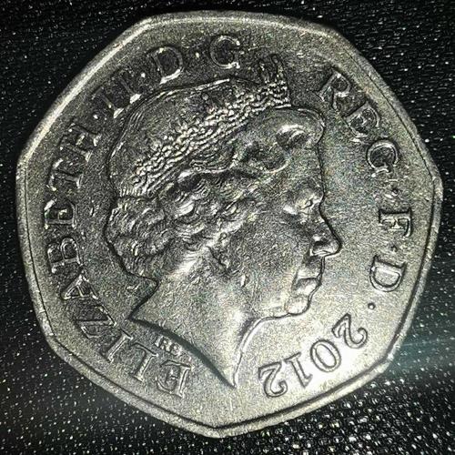 İNGİLTERE   2012   50  PENCE