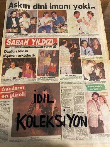 SABAH YILDIZI 2 AKTÜELİTE VE MAGAZİN GAZETESİ - DOĞUM GÜNÜ HEDİYESİ (TURKİSH - NEWSPAPER) - 11 ŞUBAT 1988 - TAM TAKIM 8 SAYFADIR -Karyel Şerif-Hülya Avşar-Cüneyt Arkın-Filiz Akın-Zoltan Boronkay-Turgut Özal-Bülent Akarcalı-Bayan Monica-Özgür Öno Tunç-Burçin Hayal-Logan-Erçin Tuncalı-Semiramis Pekkan-Gülay Uğurata-Nihat Büyükhan-Hepşen Büyükhan-Akkök Yönetim Kurulu Başkanı Nihat Taşdemir-Güler Sabancı-Nami Talu-Behice Uras-Robert Lisesi-Nuran Uras-Güngör Uras-Meral Gökçaylı-Vural Gökçaylı-Belkıs Sabancı-Birsen Akbak-Selahattin Beyazıt-Ani Beyazıt-Ajda Pekkan-Tom Cruise-Dustin Hoffman-Cosby-Lisa Bonet-Lenny Kravitz-Yasemin Yalçın-Nil Ünal-Meriç-Kadıköy Devlet Konservatuvarı-Jessica Lange-Muhsin Akgün-Ömer Derveci-Aysen Sarıgül-Füsun Usta Düçanyay-Burçin Dik-Fikret Kızılok-Sezen Aksu-Sunay Akın-Muzaffer Kurt-İnci Saipay-Avukat Saynur Özal-Melih Deren-Cüneyt Özdemir-İpek Önder-Tanju Çolak-Murat Berkler-Çetin Güzelbeyoğlu-Elizabetta-Serdar Hacıpaşaoğlu-Meral Meydan-Fettah-Akgül-Meral Gökçay
