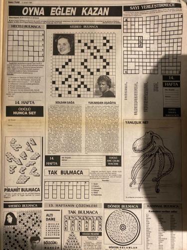 SABAH YILDIZI 2 AKTÜELİTE VE MAGAZİN GAZETESİ - DOĞUM GÜNÜ HEDİYESİ (TURKİSH - NEWSPAPER) - 11 ŞUBAT 1988 - TAM TAKIM 8 SAYFADIR -Karyel Şerif-Hülya Avşar-Cüneyt Arkın-Filiz Akın-Zoltan Boronkay-Turgut Özal-Bülent Akarcalı-Bayan Monica-Özgür Öno Tunç-Burçin Hayal-Logan-Erçin Tuncalı-Semiramis Pekkan-Gülay Uğurata-Nihat Büyükhan-Hepşen Büyükhan-Akkök Yönetim Kurulu Başkanı Nihat Taşdemir-Güler Sabancı-Nami Talu-Behice Uras-Robert Lisesi-Nuran Uras-Güngör Uras-Meral Gökçaylı-Vural Gökçaylı-Belkıs Sabancı-Birsen Akbak-Selahattin Beyazıt-Ani Beyazıt-Ajda Pekkan-Tom Cruise-Dustin Hoffman-Cosby-Lisa Bonet-Lenny Kravitz-Yasemin Yalçın-Nil Ünal-Meriç-Kadıköy Devlet Konservatuvarı-Jessica Lange-Muhsin Akgün-Ömer Derveci-Aysen Sarıgül-Füsun Usta Düçanyay-Burçin Dik-Fikret Kızılok-Sezen Aksu-Sunay Akın-Muzaffer Kurt-İnci Saipay-Avukat Saynur Özal-Melih Deren-Cüneyt Özdemir-İpek Önder-Tanju Çolak-Murat Berkler-Çetin Güzelbeyoğlu-Elizabetta-Serdar Hacıpaşaoğlu-Meral Meydan-Fettah-Akgül-Meral Gökçay