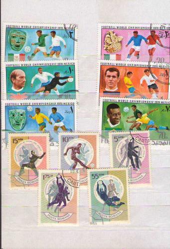 Futbol - Spor temalı  - Damgalı lot