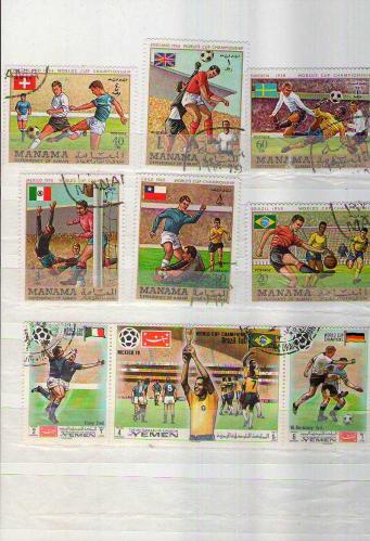 Futbol - Spor temalı  - Damgalı lot