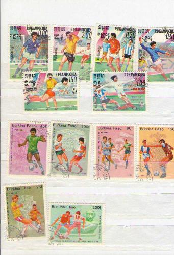 Futbol - Spor temalı  - Damgalı lot
