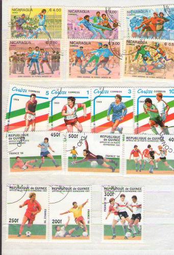 Futbol - Spor temalı  - Damgalı lot