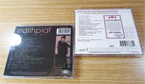 EDITH PIAF-La Vie en Rose/Songs That Won The War ALBÜMLERİ....2 CD Birlikte