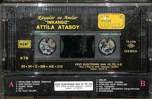 Atilla Atasoy  - Rüyalar Ve Anılar ''İmkansız'' Kaset (İkinci El Kaset)