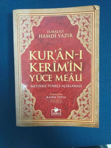KUR'AN-I KERİM'İN YÜCE MEALİ