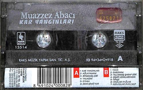 Muazzez Abacı - Kar Yangınları Kaset (İkinci El Kaset)